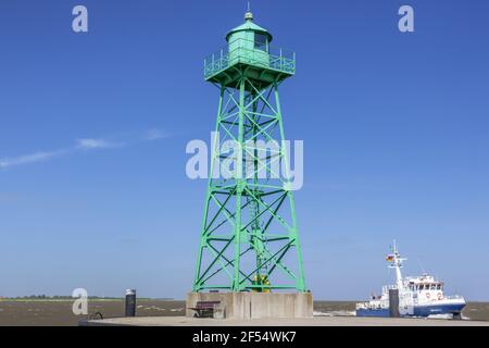 Géographie / Voyage, Allemagne, Brême, Bremerhaven, phare à l'embouchure de la rivière Geeste, Bremerhaven, H, droits-supplémentaires-autorisations-Info-non-disponible Banque D'Images