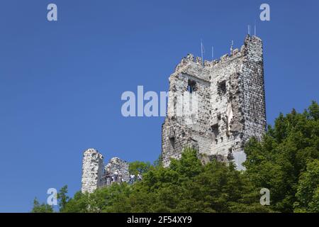 Géographie / Voyage, Allemagne, Rhénanie-du-Nord-Westphalie, Koenigswinter, ruine du château de Drachenfels abo, droits-supplémentaires-autorisations-Info-non-disponible Banque D'Images