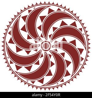 Round Celtic, Scandinavian Design, celtic pattern Illustration de Vecteur