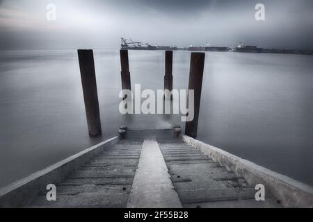 Gare maritime de Sandwip Banque D'Images