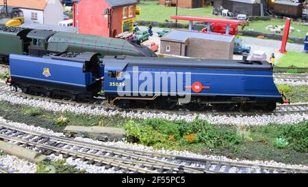 Locomotive de classe marine marchande « East Asiatic Company ». Banque D'Images