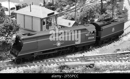 Locomotive de classe marine marchande « East Asiatic Company ». Banque D'Images