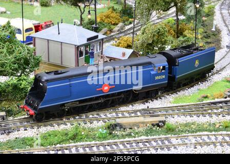 Locomotive de classe marine marchande « East Asiatic Company ». Banque D'Images