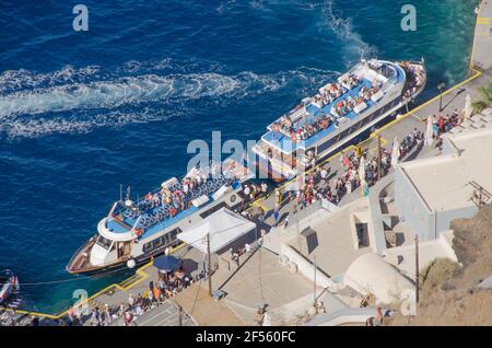 Santoriini, Grèce 2014 Banque D'Images