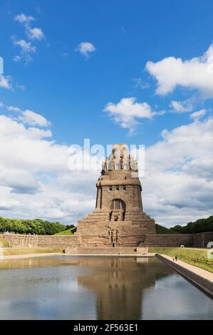 Allemagne, Saxe, Leipzig, Monument de la Bataille des Nations Banque D'Images