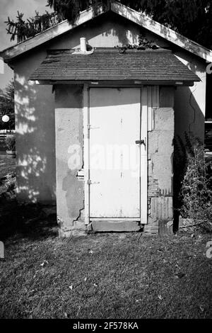 Out House à Cherry Grove Farm à Lawrenceville, New Jersey, États-Unis. Une ferme de creamery. Banque D'Images