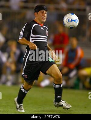 DC United a battu Columbus Crew 2-1 dans un match de coupe ouverte au Maryland Soccerplex le 1er août 2006. Banque D'Images