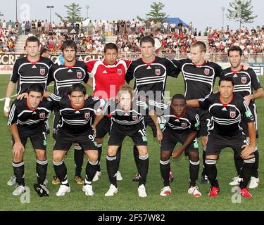 DC United a battu Columbus Crew 2-1 dans un match de coupe ouverte au Maryland Soccerplex le 1er août 2006. Banque D'Images