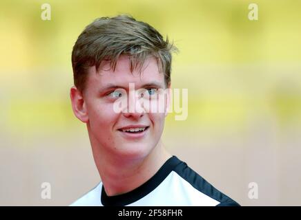 Photo du dossier datée du 21-05-2019 de Mick Schumacher. Date d'émission : jeudi 25 mars 2021. Banque D'Images