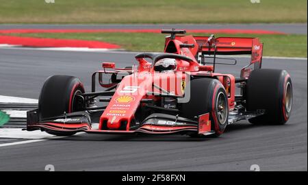 Photo du dossier datée du 12-07-2019 de Sebastian Vettel. Date d'émission : jeudi 25 mars 2021. Banque D'Images