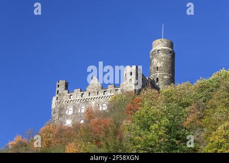 Géographie / voyage, Allemagne, Rhénanie-Palatinat, Saint-Goarshausen, Château de souris à Saint-Goarshausen, U, droits-supplémentaires-autorisations-Info-non-disponible Banque D'Images