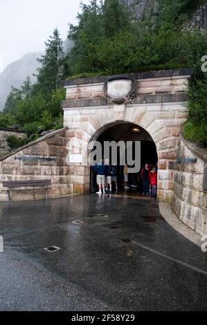 Entrée à Kehlsteinhaus, connu sous le nom d'Eagles Nest d'Hitler en Bavière Obersalzberg Allemagne Banque D'Images