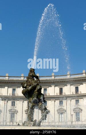 Fontaine des Naïades Piazza della Repubblica Rome Italie Banque D'Images