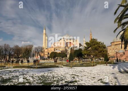 Sainte-Sophie à Sultanahmet, Istanbul, Turquie Banque D'Images