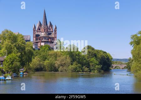 Géographie / Voyage, Allemagne, Limbourg an der Lahn, cathédrale de Limbourg, partie chorale et côté est, vi, droits-supplémentaires-habilitation-Info-non-disponible Banque D'Images