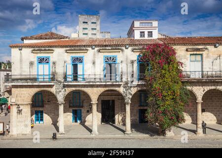 Cuba, la Havane, la Havane Vieje, Plaza de la Catedral Banque D'Images