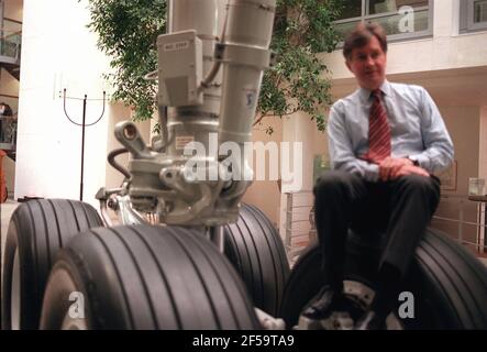 Bob Ayling Directeur général de British Airways novembre 1998 Banque D'Images