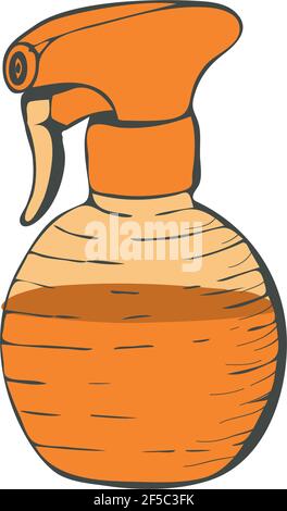 Pulvérisateur de jardin en forme de caniche. Illustration vectorielle Illustration de Vecteur