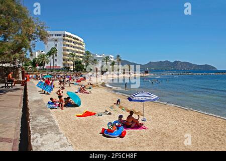 Géographie / Voyage, Espagne, Baléares, Majorque, plage de Cala Bona, Additional-Rights-Clearance-Info-non-disponible Banque D'Images