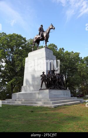 Géographie / Voyage, Etats-Unis, Pennsylvanie, Gettysburg, Virginia Monument mit General Lee, Gettysburg Natio, Additional-Rights-Clearance-Info-not-available Banque D'Images