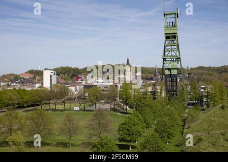 Géographie / voyage, Allemagne, Rhénanie-du-Nord-Westphalie, région de la Ruhr, Castrop-Rauxel, Vue sur la ville, cadre de levage, droits supplémentaires, informations sur le dégagement, non disponible Banque D'Images