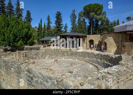 Géographie / Voyage, Italie, vue de la villa Romana del Casale, villa romaine du 4ème siècle AD, p, droits-supplémentaires-dégagement-Info-non-disponible Banque D'Images