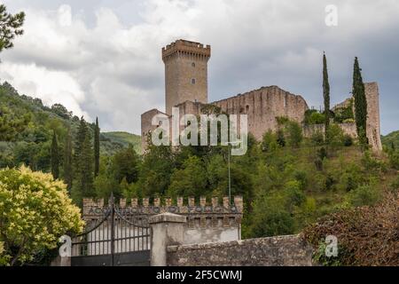 Château de Capodacqua, Foligno, Ombrie, Italie Photo Stock Alamy