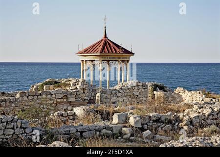 Chapelle à Chersonesus. Ukraine Banque D'Images