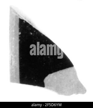Grenier Black-Figure Band Cup fragment. Inconnu Banque D'Images