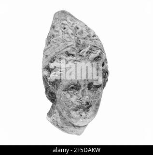 Tête avec Melon Coiffure et Kekryphalos. Inconnu Banque D'Images