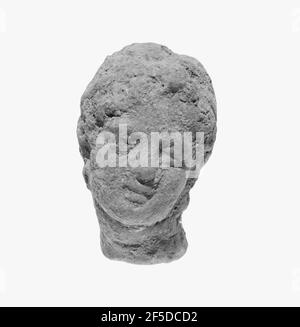 Tête avec Melon Coiffure et Kekryphalos. Inconnu Banque D'Images