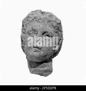 Tête avec Melon Coiffure et Kekryphalos. Inconnu Banque D'Images