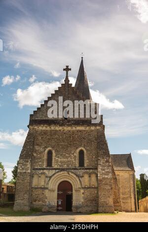 Église Saint-Germain-de-Mouliherne Banque D'Images