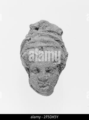 Tête avec Melon Coiffure et Kekryphalos. Inconnu Banque D'Images