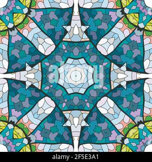 Textures vectorielles sans couture pour adultes pour la décoration. Décoration artistique peinte à la main. Illustration de Vecteur