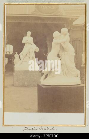 Jardin Central, Groupe de statues (No 6). Léon & Lévy (français, actif 1864 - 1913 ou 1920) Banque D'Images