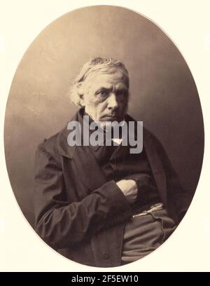 Portrait de Victor Cousin. Gustave le Gray (français, 1820 - 1884) Banque D'Images