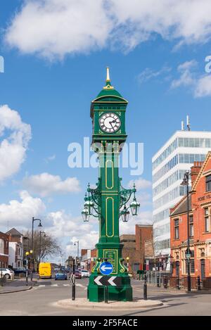 L'horloge de Chamberlain est une horloge en fonte de classe 2 Edwardian dans le quartier des bijoux de Birmingham et a été récemment restaurée Banque D'Images
