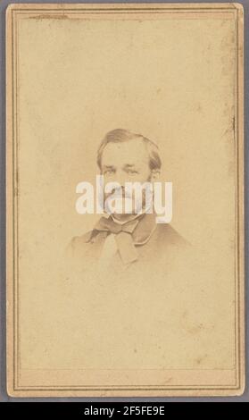 Portrait d'un homme. William J. Shew (américain, 1820 - 1903) Banque D'Images
