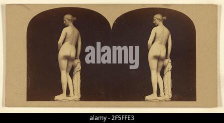 L'esclave grec. Par Hiram Powers.. London Stereoscopic Company (actif 1854 - 1890) Banque D'Images