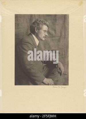 Portrait de Max Broedel, professeur d'art appliqué à la médecine, Université Johns Hopkins. Doris Ulmann (cuisine américaine, 1882 - 1934) Banque D'Images