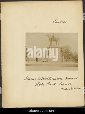 Statue du Duc de Wellington, Hyde Park Corner. Fabricant inconnu, français Banque D'Images