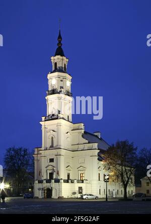 Hôtel de ville de Kaunas. La lituanie Banque D'Images