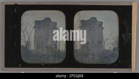 Vue sur la tour principale, le château de Vincennes. Fabricant inconnu, français Banque D'Images