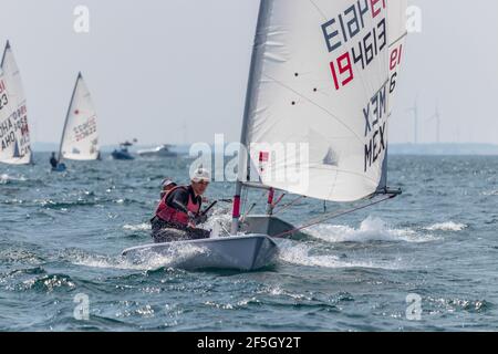 ILCA laser Radial Youth World Championships 2019 Banque D'Images