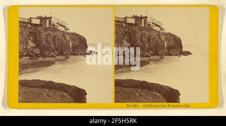 Cliff House, San Francisco, Californie. Benjamin West Kilburn (américain, 1827 - 1909) Banque D'Images