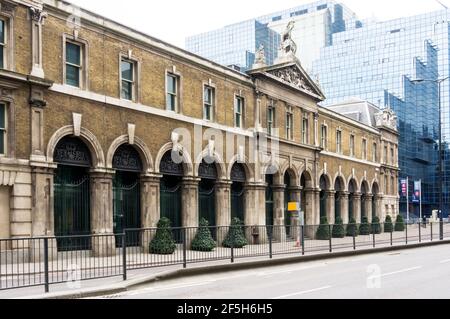 Marché Old Billingsgate à Lower Thames Street, Londres. Banque D'Images