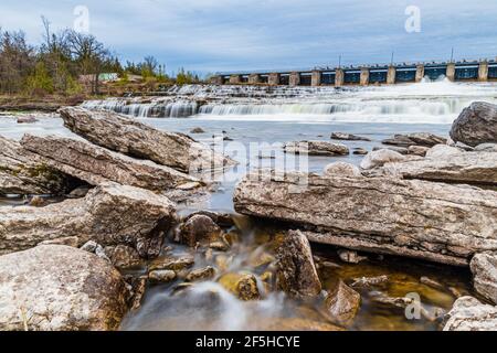 Healey Falls Havelock Ontario Canada Banque D'Images