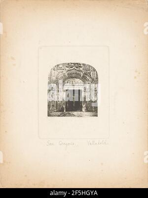 San Gregorio Valladolid. William Henry Fox Talbot (anglais, 1800 - 1877) Banque D'Images