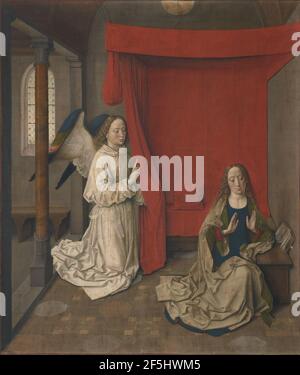 L'Annonciation. Becs diériques (Netherlandish, environ 1415 - 1475) Banque D'Images